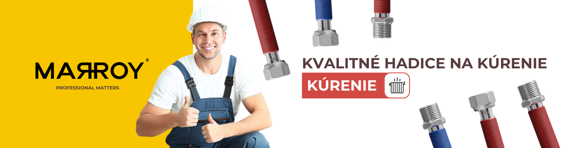 MARROY hadice na kúrenie